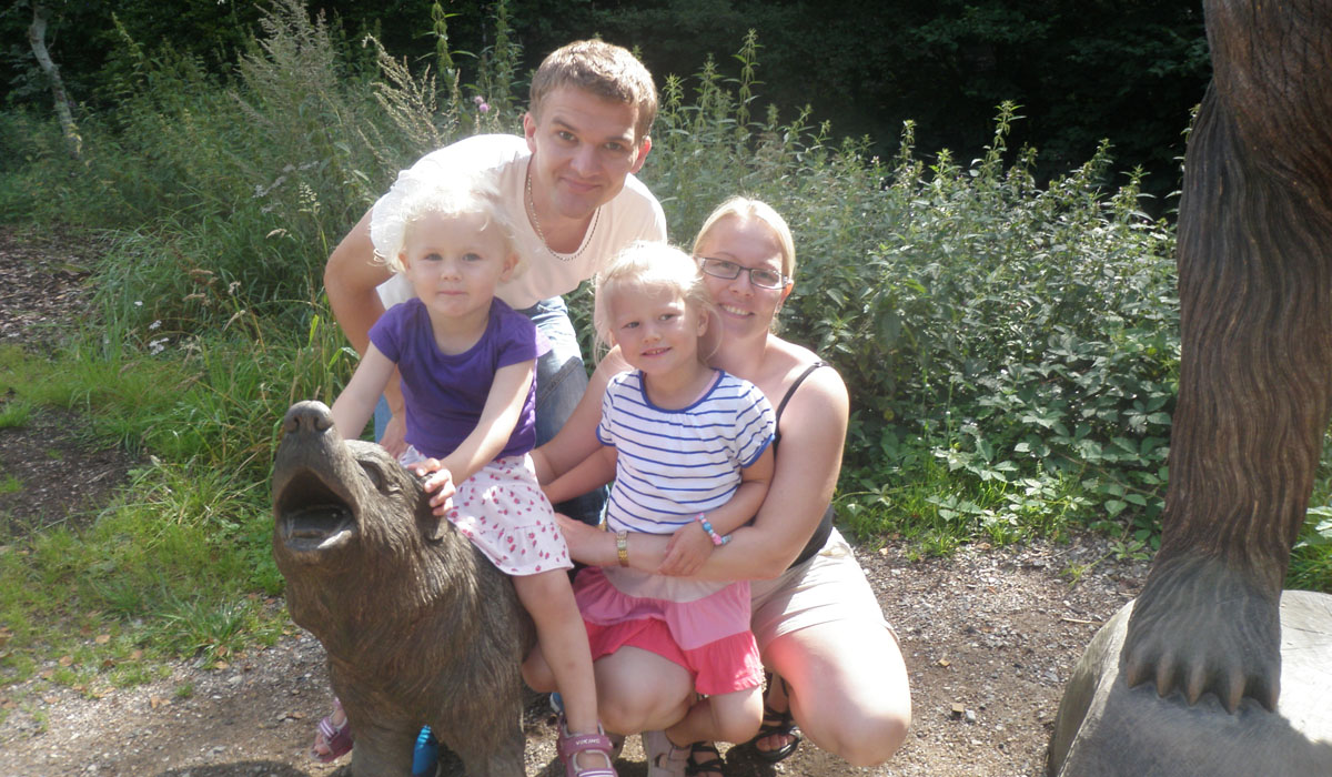 Familien i Ree Park